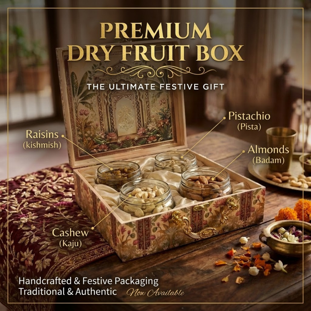 Diwali Premium Dry Fruits Hamper – Festive Gift Box