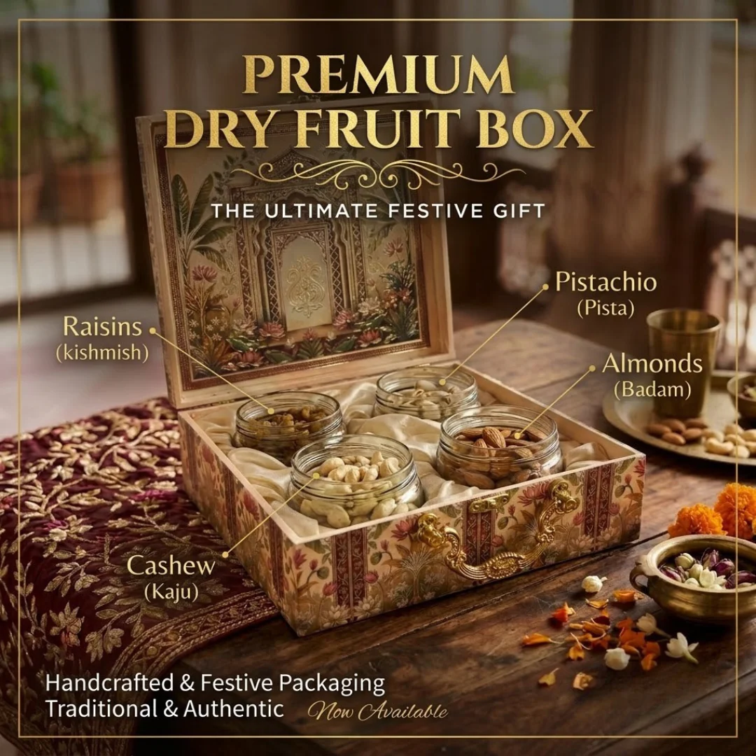 Diwali Premium Dry Fruits Hamper – Festive Gift Box